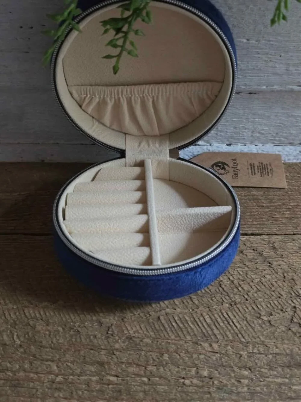New Fairyloot Daughter of the Moon Goddess Sue Lynn Tan Blue Travel Jewelry Box